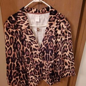 Leapord print jacket